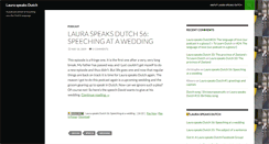 Desktop Screenshot of lauraspeaksdutch.info